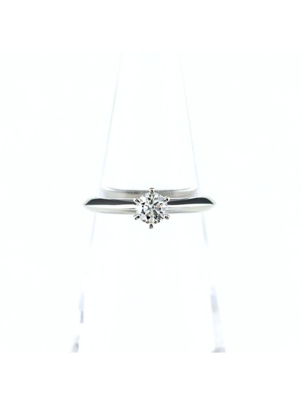 Tiffany & Co Solitaire Platinum Ring Diamond